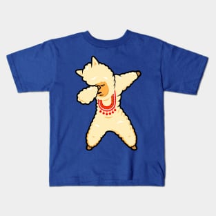 Dabbing Llama - The Llama Dab Kids T-Shirt